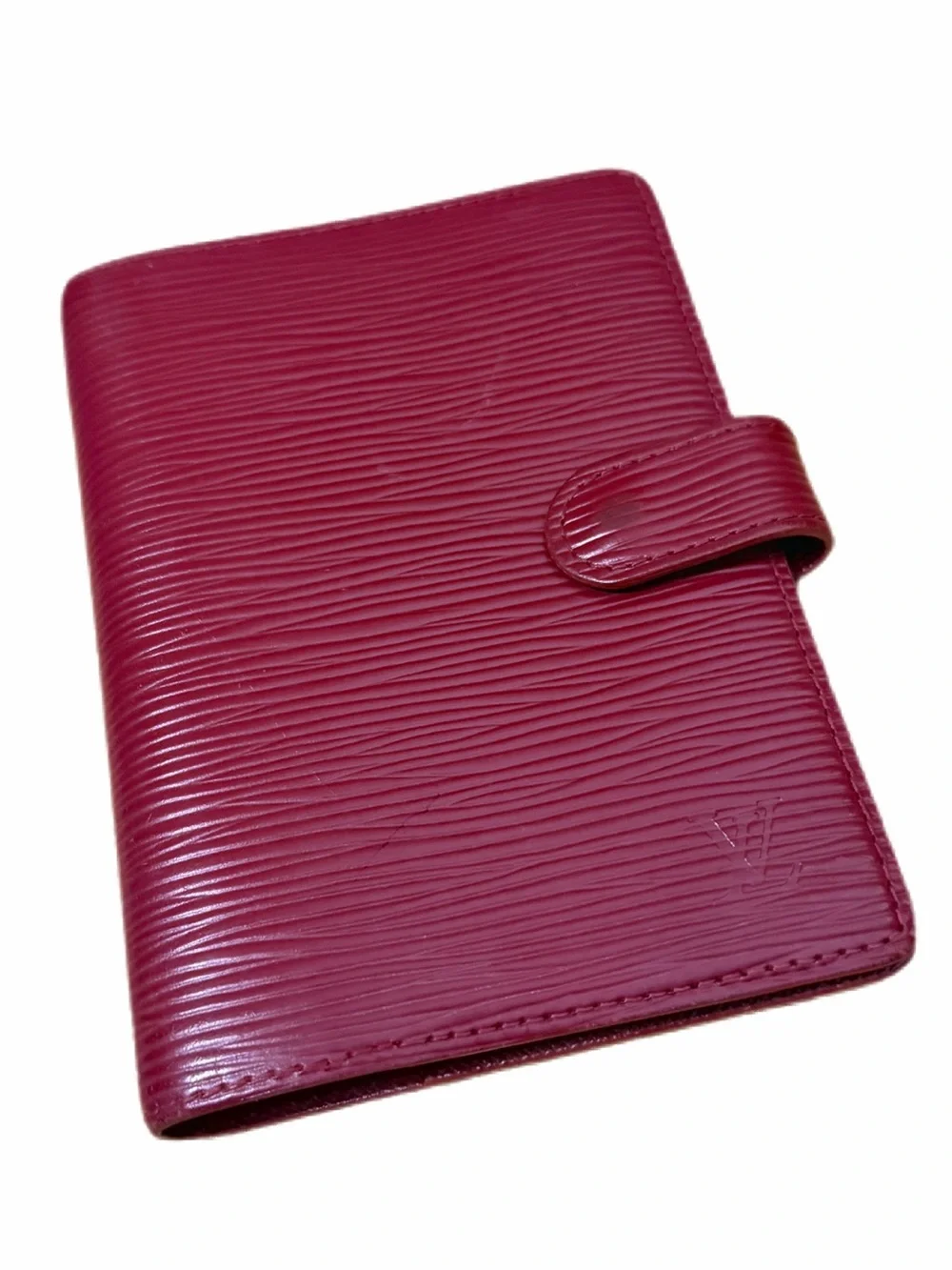 Authentic Louis Vuitton Epi Dark Red Journal Binder, small but useful, adorable.